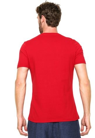 Camiseta Fila Estampada Vermelha