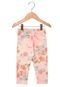 Legging Milon Floral Infantil Rosa - Marca Milon