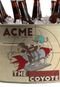 Balde de Gelo Looney Tunes Metal Oval Acme The Rocket 39x24x23cm Bege - Marca Urban