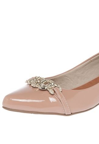 Slip On DAFITI SHOES Furinhos Nude - Compre Agora