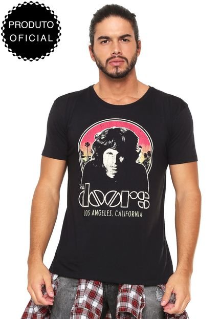 Camiseta bandUP! The Doors Preta - Marca bandUP!