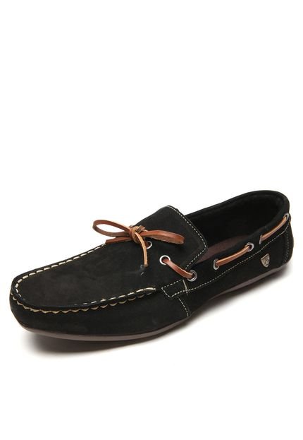 Mocassim Couro Mr Kitsch Mendoza 1001 Preto - Marca MR. KITSCH