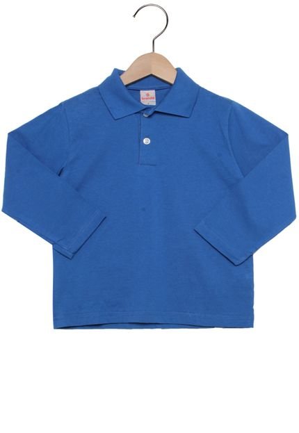Camisa Polo Brandili Menino Azul - Marca Brandili