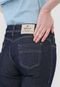 Calça Cropped Jeans GRIFLE COMPANY Skinny Pespontos Azul - Marca GRIFLE COMPANY