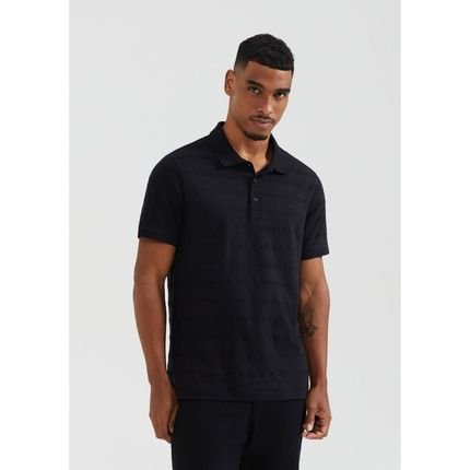 Camisa Polo Masculina Manga Curta Com Bordado - Marca Hering