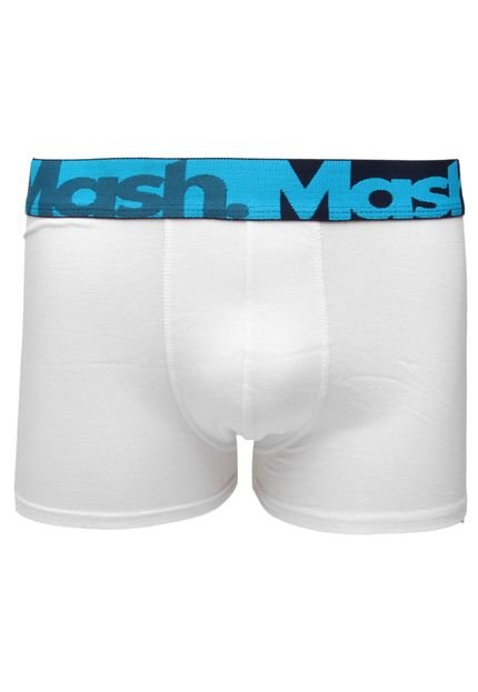 Cueca MASH Boxer Logo Branco - Marca MASH