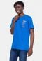 Camiseta Onbongo Estampada Nebula Azul - Marca Onbongo