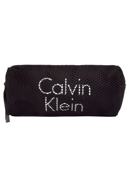 Necessaire Calvin Klein Têxtil Preta - Marca Calvin Klein