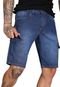 Bermuda Masculino Alleppo Cargo Jeans Escuro Bari - Marca Alleppo Jeans