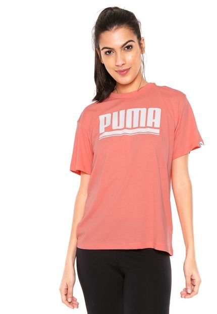 Camiseta Puma Classic Logo Coral - Marca Puma