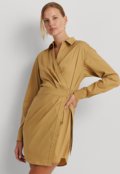 Vestido Lauren Ralph Lauren Curto Liso Bege - Marca Lauren Ralph Lauren