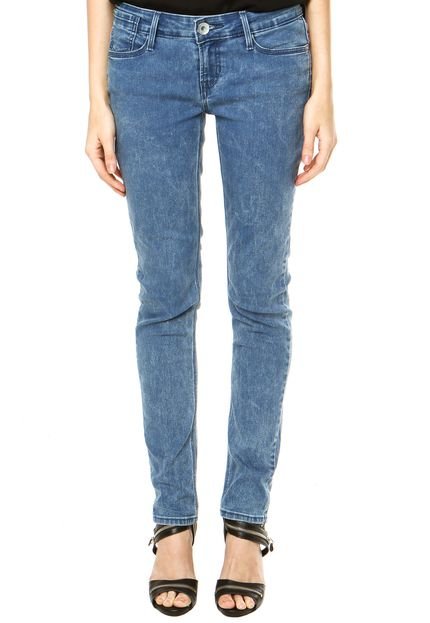 Calça Jeans Levis Skinny Mancha Azul - Marca Levis