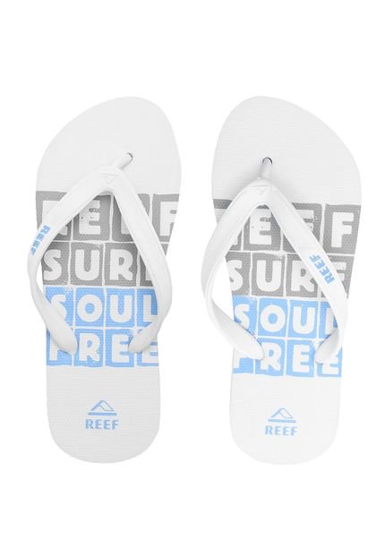 Chinelo Reef Switchfoot Box Branco - Marca Reef