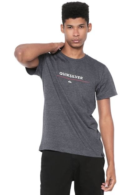 Camiseta Quiksilver Slim Adventures In Conversations Grafite - Marca Quiksilver