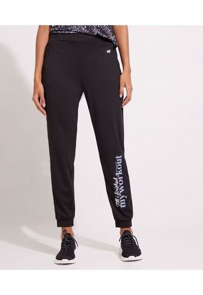 Pantalon Mujer Patprimo Jogger Negro Poli ster Compra Ahora