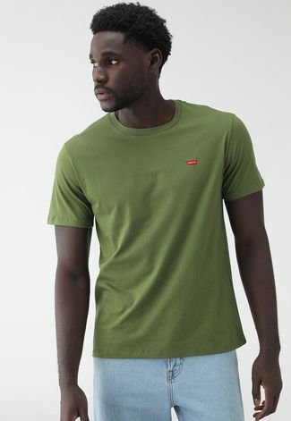 Camiseta Levis Reta Logo Verde