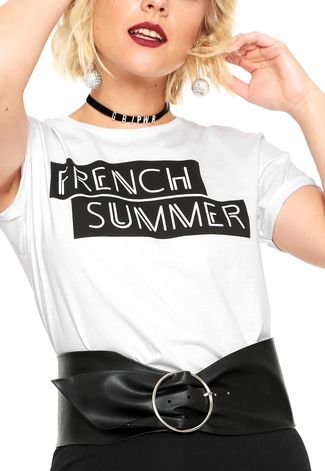 Blusa Hering French Summer Branca