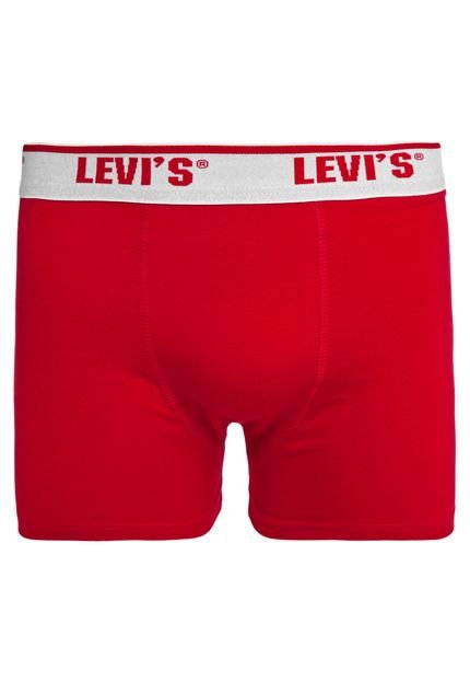 Cueca Levi's Boxer Vermelha - Marca Levis