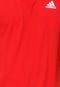 Regata adidas Performance 3S Poliamida Vermelha - Marca adidas Performance