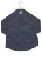 Camisa Malwee Veludo Cotelê Infantil Azul - Marca Malwee