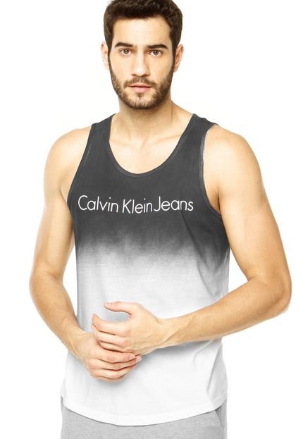 Regata Calvin Klein Jeans Degradê Cinza - Marca Calvin Klein Jeans