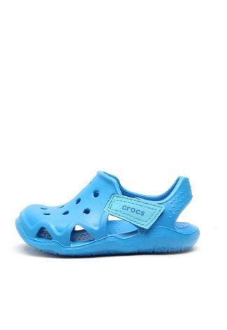 Babuche Crocs Infantil Swiftwir Azul