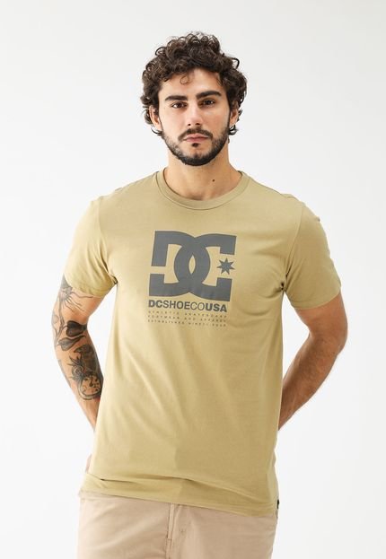 Camiseta DC Shoes Reta Star Bege - Marca DC