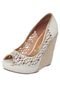 Peep Toe Vizzano Off-White - Marca Vizzano