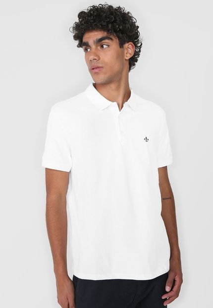 Camisa Polo Dudalina Reta Essencial Branca - Marca Dudalina
