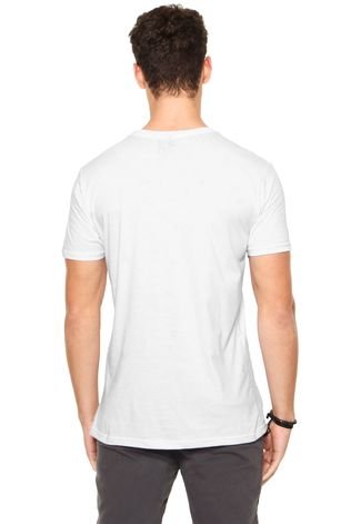 Camiseta HD 2701A Estampada Branca