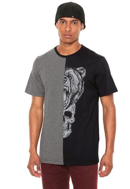 Camiseta MCD Bear And Skull Preto - Marca MCD