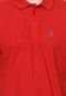 Camisa Polo  Aleatory Tradicional Bordado Vermelha - Marca Aleatory