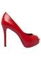 Peep Toe My Shoes Vermelho - Marca My Shoes