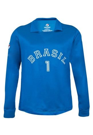 Camisa Topper 1 Brasil Azul