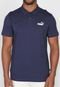 Camisa Polo Puma Reta Essentials Jersey Azul-Marinho - Marca Puma