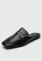 Mocassim Mule Jorge Bischoff de Couro Croco Preta - Marca Jorge Bischoff