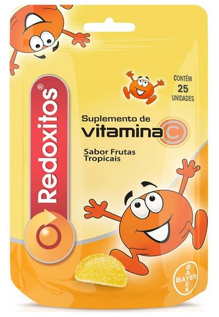 Redoxitos Vitamina C Frutas Tropicais 25 Unidades - Marca Redoxitos
