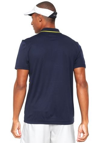 Camisa Polo Lacoste Logo Azul-Marinho