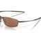 Óculos De Sol Oakley Metal Whisker Satin Pewter Polarizado - Satin Pewter Marrom - Marca Oakley