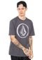 Camiseta Volcom Refiner Cinza - Marca Volcom