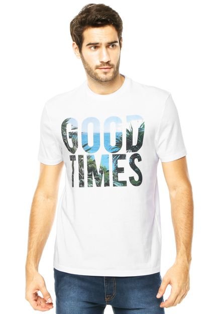 Camiseta TOPMAN Good Times Branca - Marca TopMan