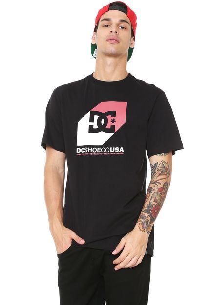 Camiseta DC Shoes Nosed Preta - Marca DC Shoes