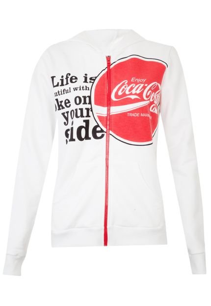 Blusa Coca-Cola Clothing Life Is Branca - Marca Coca-Cola Jeans