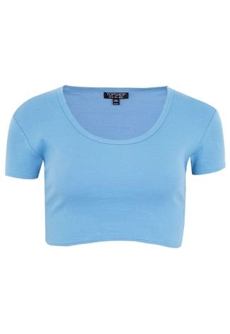 Camiseta TOPSHOP Azul