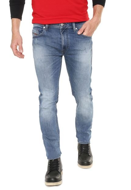 Calça Jeans Diesel Slim Thommer Azul - Marca Diesel
