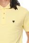 Camisa Polo Cavalera Reta Lisa Amarela - Marca Cavalera