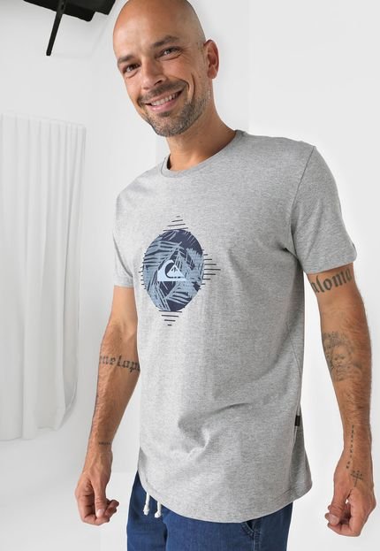 Camiseta Quiksilver Created Cinza - Marca Quiksilver