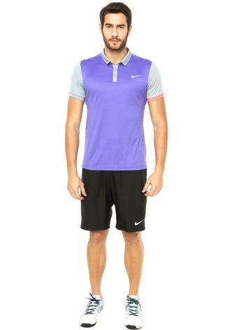 Camisa Polo Nike Advantage Roxa