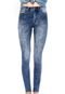Calça Jeans Lunender Skinny Chapa Barriga Azul - Marca Lunender