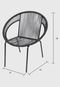 Cadeira Cancun OrDesign Preta - Marca Ór Design